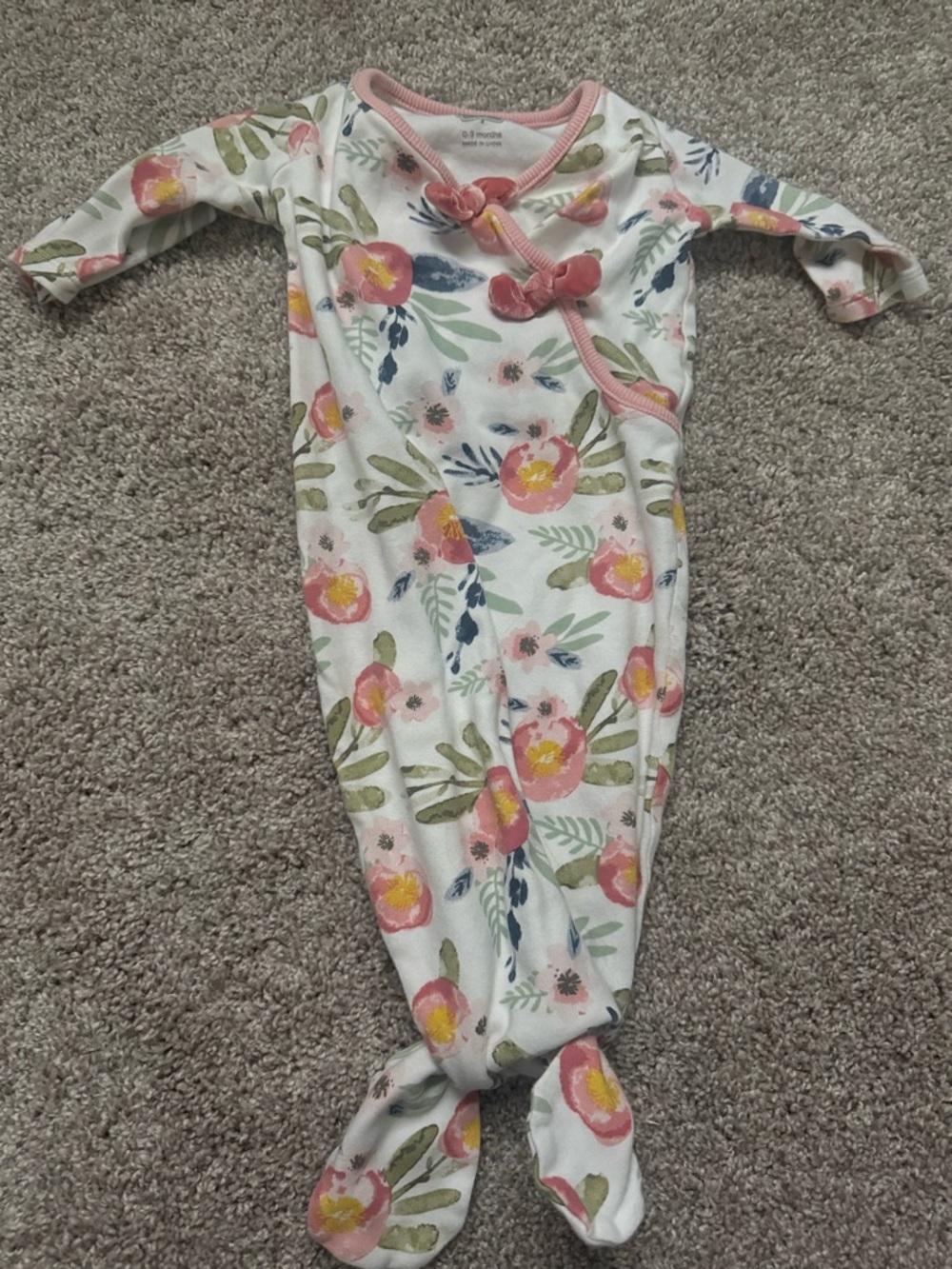 Mud Pie Floral Sleep Gown